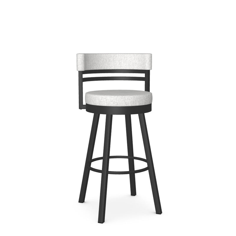 Ronny Swivel Bar Stool - Upholstered