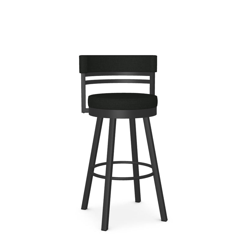 Ronny Swivel Bar Stool - Upholstered