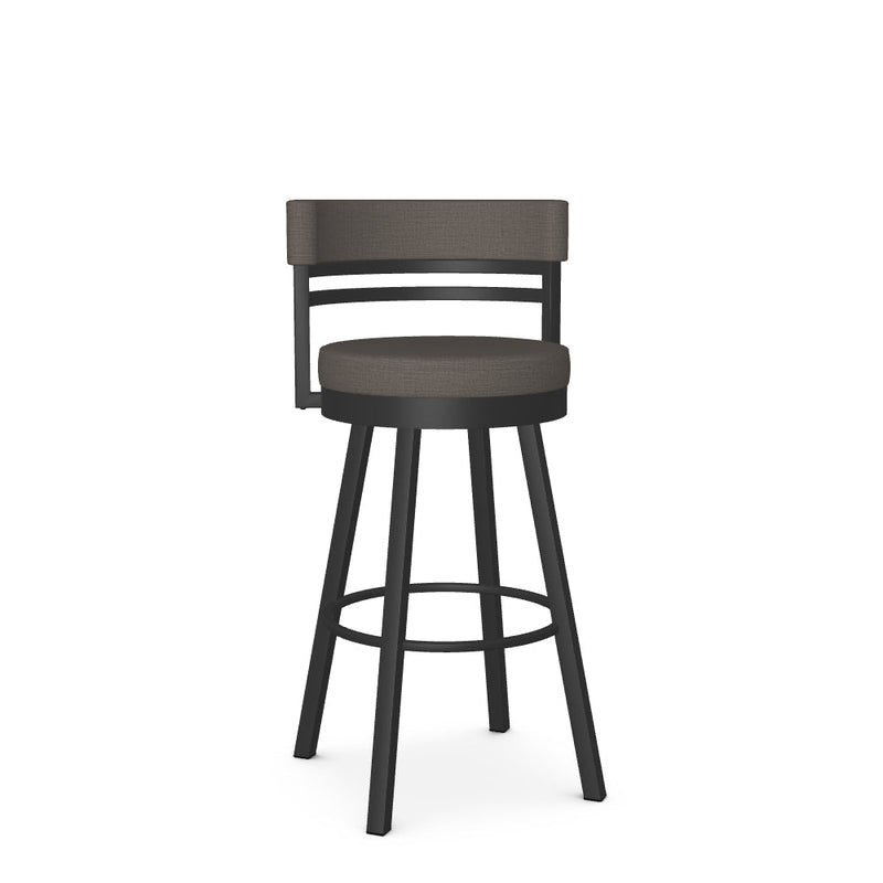 Ronny Swivel Bar Stool - Upholstered