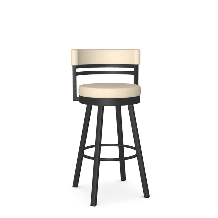 Ronny Swivel Bar Stool - Upholstered