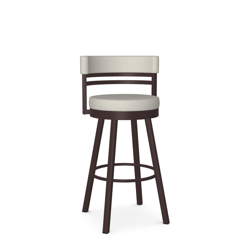 Ronny Swivel Bar Stool - Upholstered