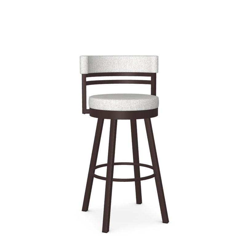 Ronny Swivel Bar Stool - Upholstered