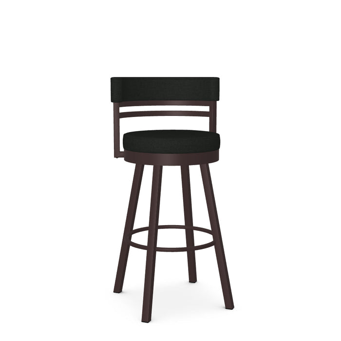 Ronny Swivel Bar Stool - Upholstered