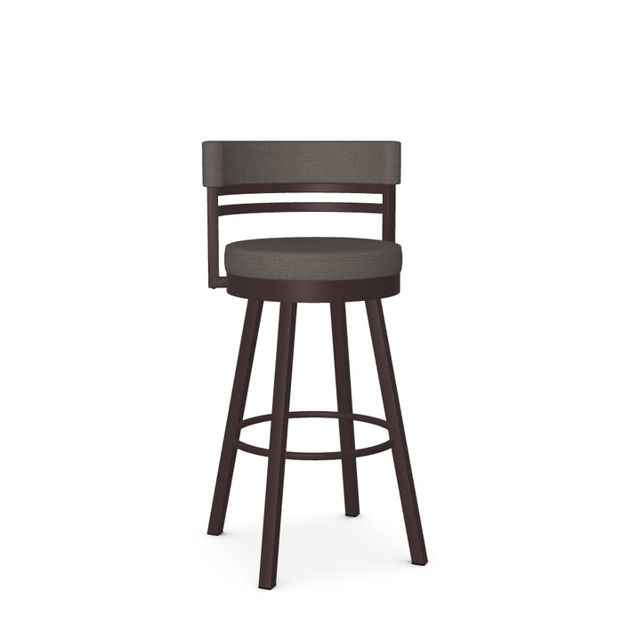 Ronny Swivel Bar Stool - Upholstered