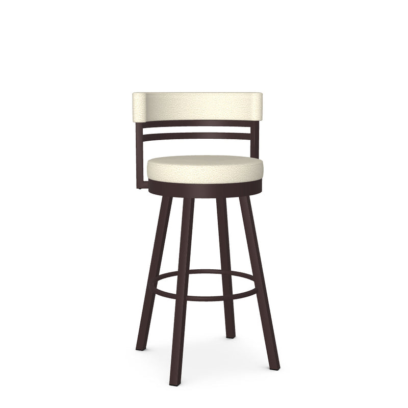 Ronny Swivel Bar Stool - Upholstered