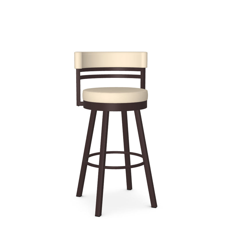 Ronny Swivel Bar Stool - Upholstered