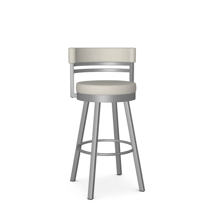Ronny Swivel Bar Stool - Upholstered
