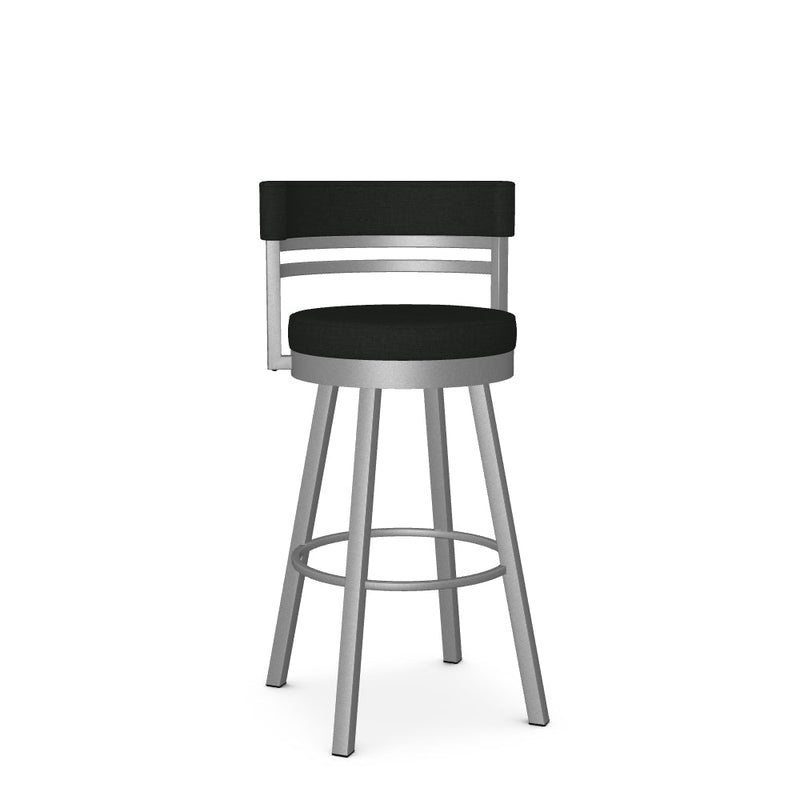 Ronny Swivel Bar Stool - Upholstered