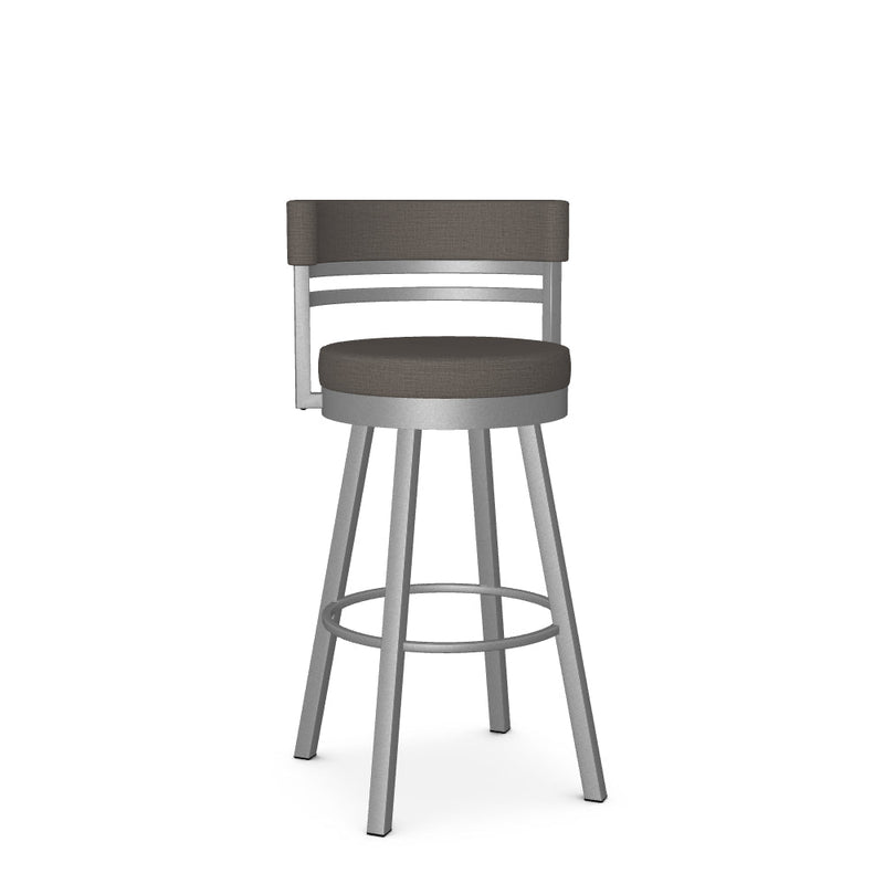 Ronny Swivel Bar Stool - Upholstered