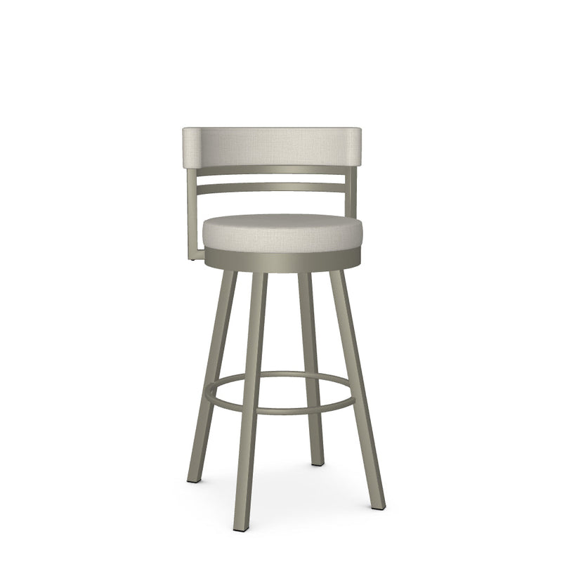 Ronny Swivel Bar Stool - Upholstered