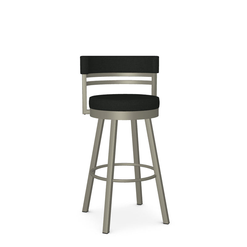 Ronny Swivel Bar Stool - Upholstered