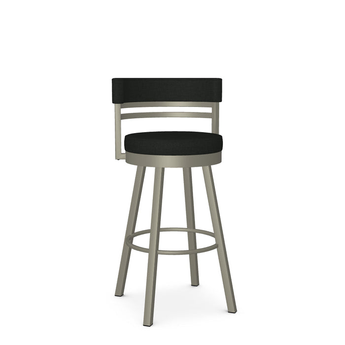 Ronny Swivel Bar Stool - Upholstered