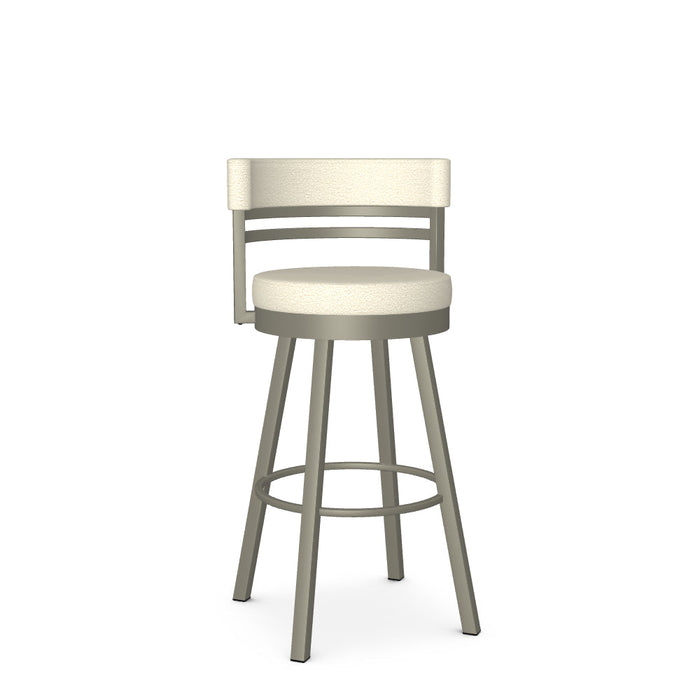 Ronny Swivel Bar Stool - Upholstered