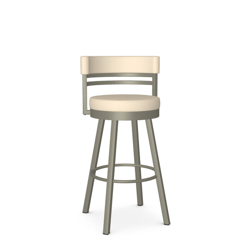 Ronny Swivel Bar Stool - Upholstered