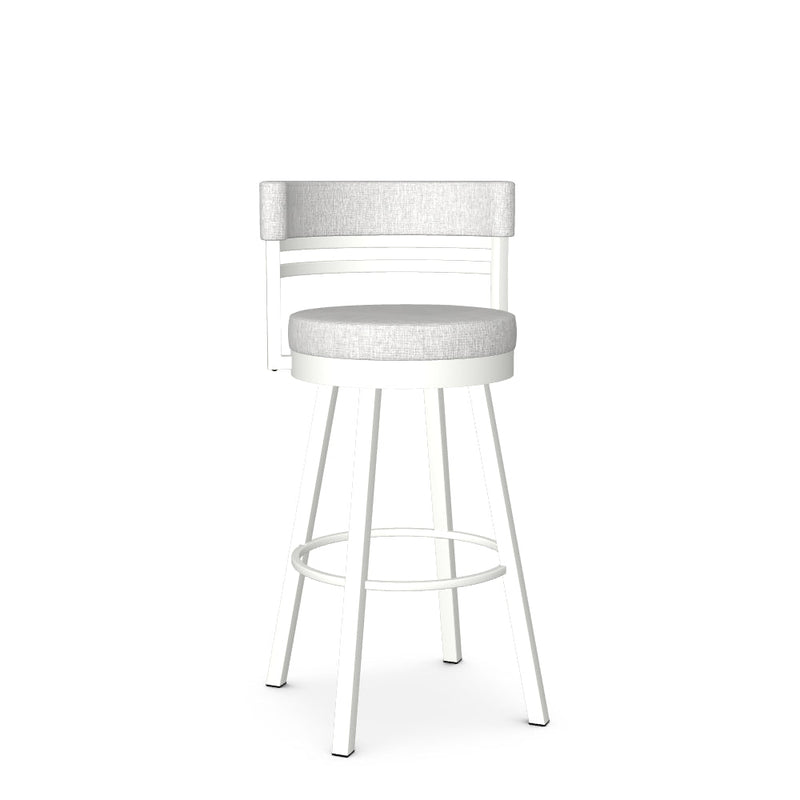 Ronny Swivel Bar Stool - Upholstered