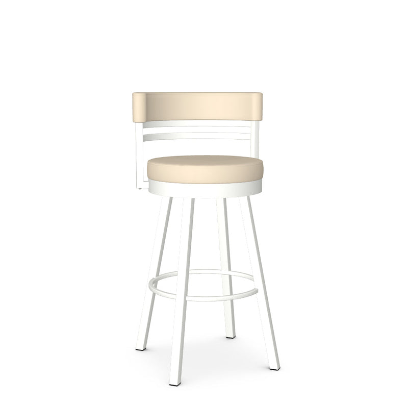 Ronny Swivel Bar Stool - Upholstered