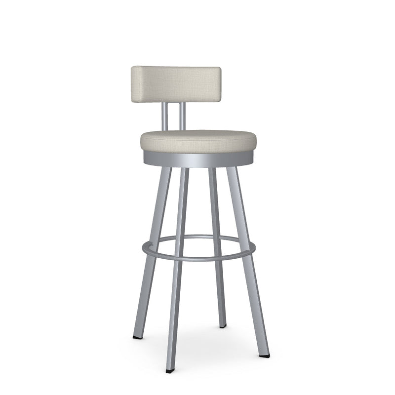 Barry Swivel Spectator Stool - Upholstered