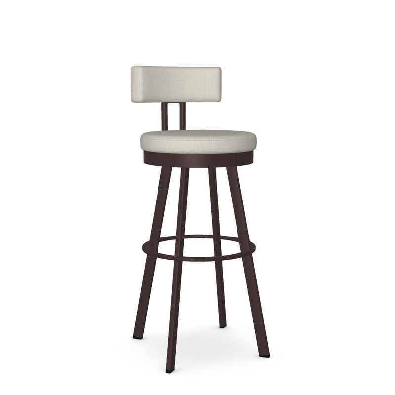 Barry Swivel Spectator Stool - Upholstered