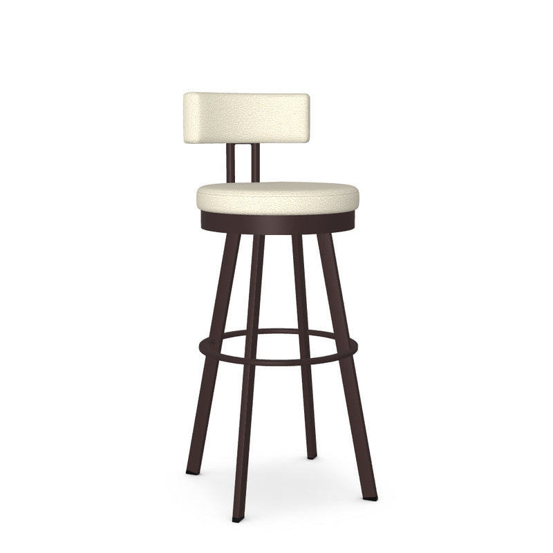 Barry Swivel Spectator Stool - Upholstered