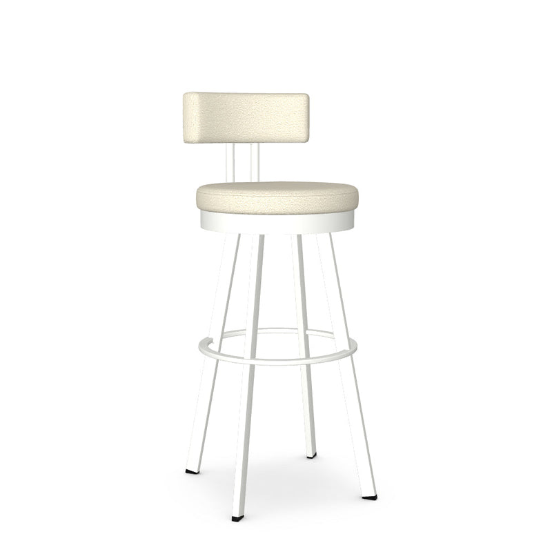 Barry Swivel Spectator Stool - Upholstered