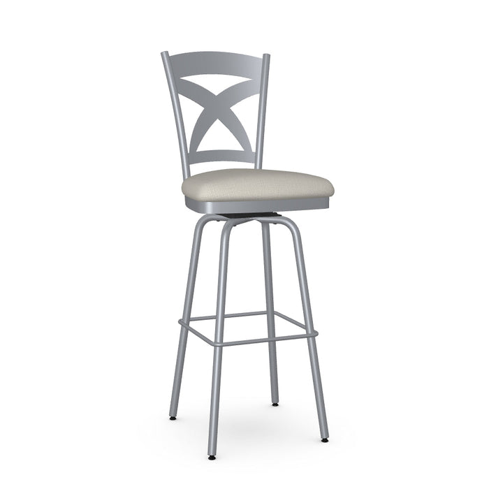 Marcus Swivel Bar Stool - Upholstered