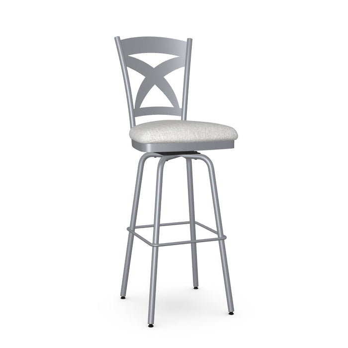 Marcus Swivel Bar Stool - Upholstered