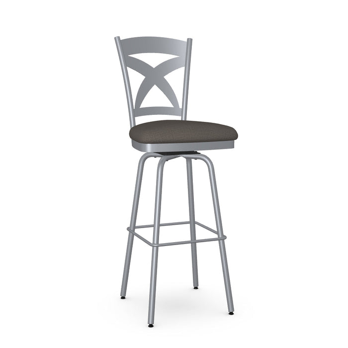 Marcus Swivel Bar Stool - Upholstered