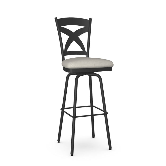 Marcus Swivel Bar Stool - Upholstered