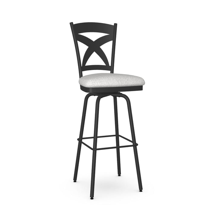 Marcus Swivel Bar Stool - Upholstered