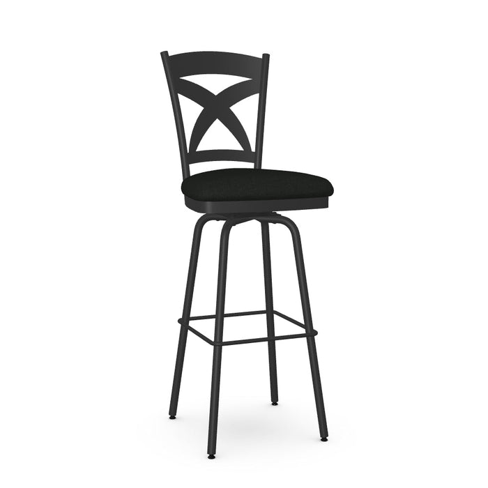 Marcus Swivel Bar Stool - Upholstered