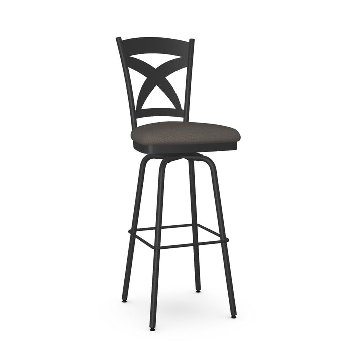 Marcus Swivel Bar Stool - Upholstered
