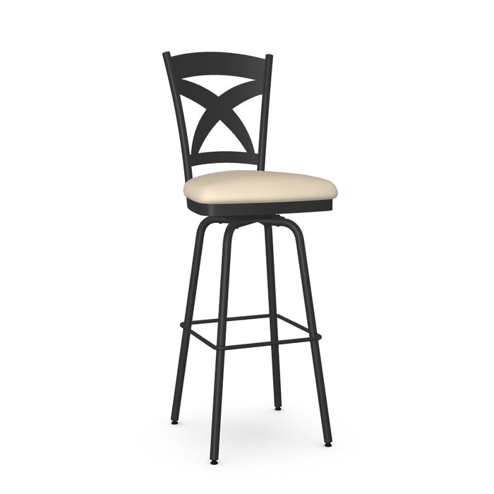 Marcus Swivel Bar Stool - Upholstered