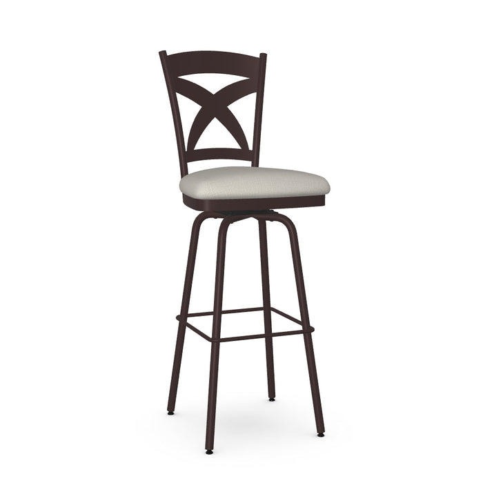 Marcus Swivel Bar Stool - Upholstered