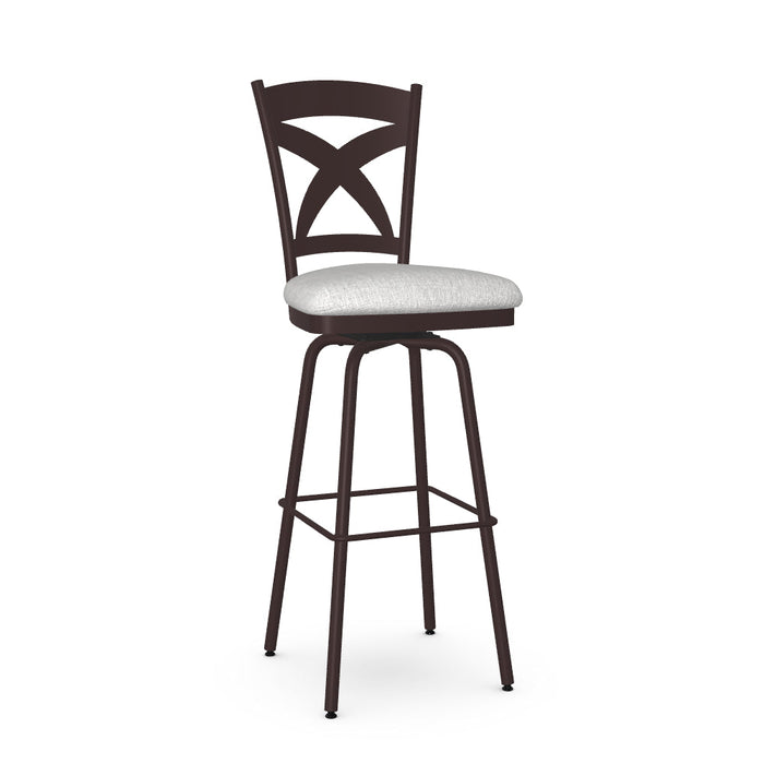 Marcus Swivel Bar Stool - Upholstered