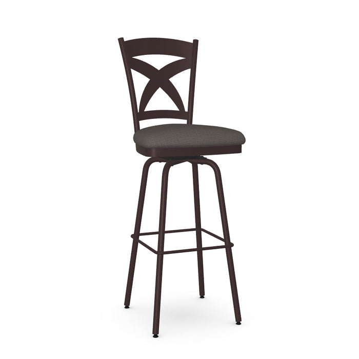 Marcus Swivel Bar Stool - Upholstered
