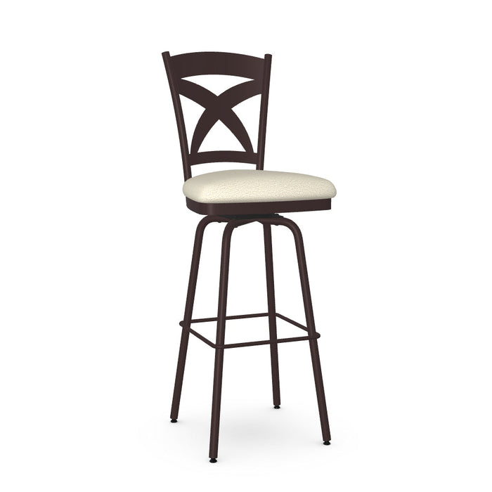 Marcus Swivel Bar Stool - Upholstered