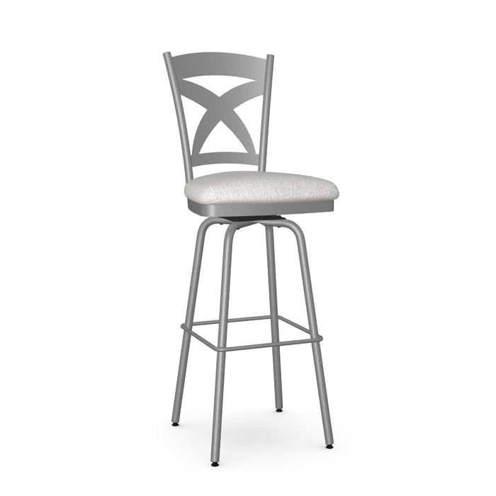 Marcus Swivel Bar Stool - Upholstered