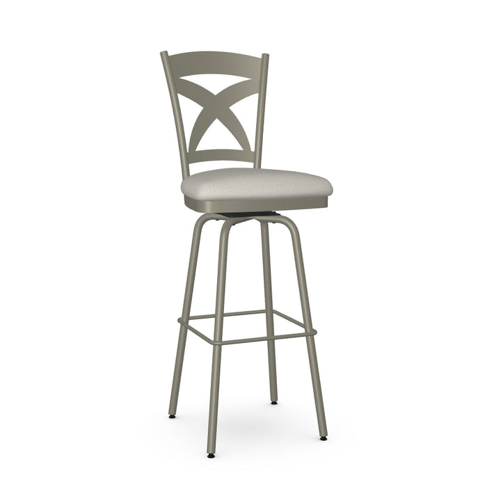 Marcus Swivel Bar Stool - Upholstered