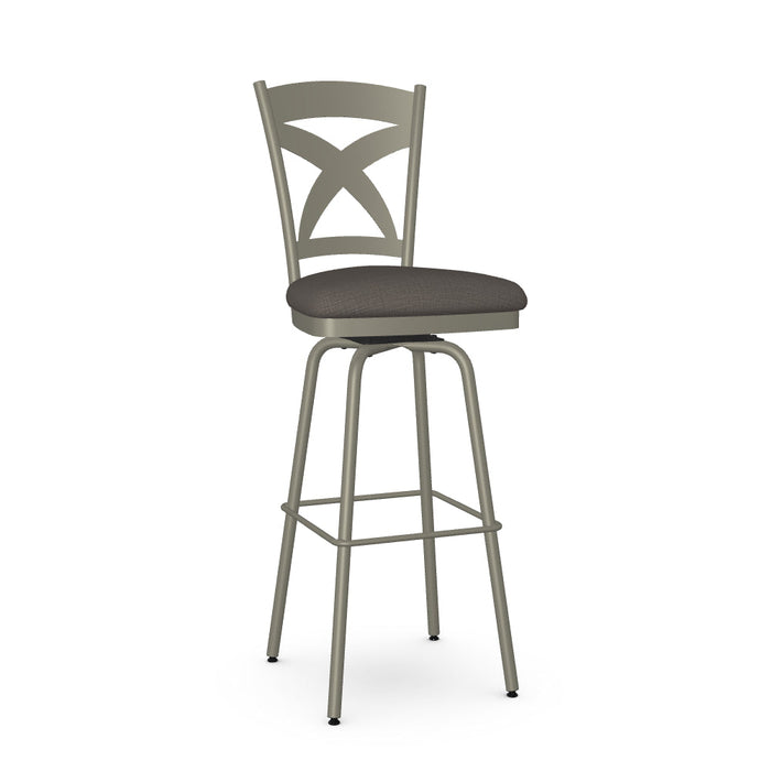 Marcus Swivel Bar Stool - Upholstered