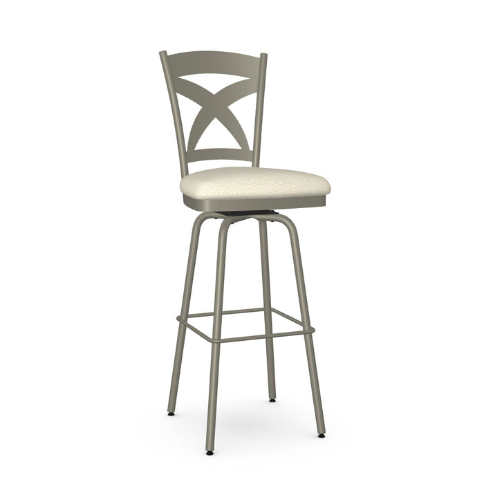 Marcus Swivel Bar Stool - Upholstered