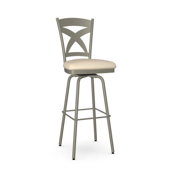 Marcus Swivel Bar Stool - Upholstered