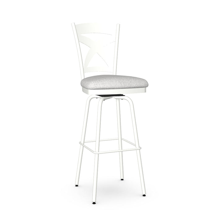 Marcus Swivel Bar Stool - Upholstered
