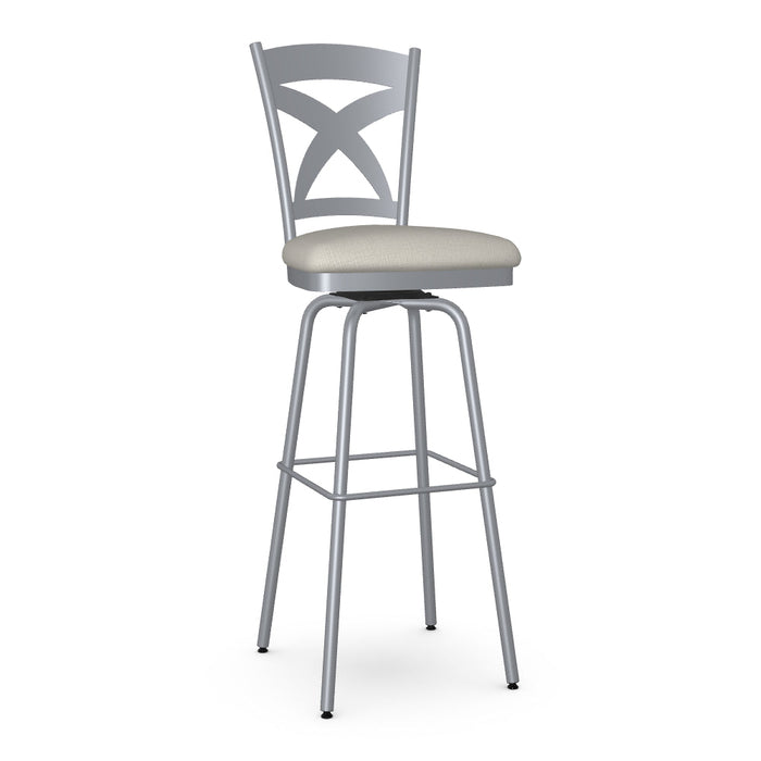 Marcus Swivel Spectator Stool - Upholstered
