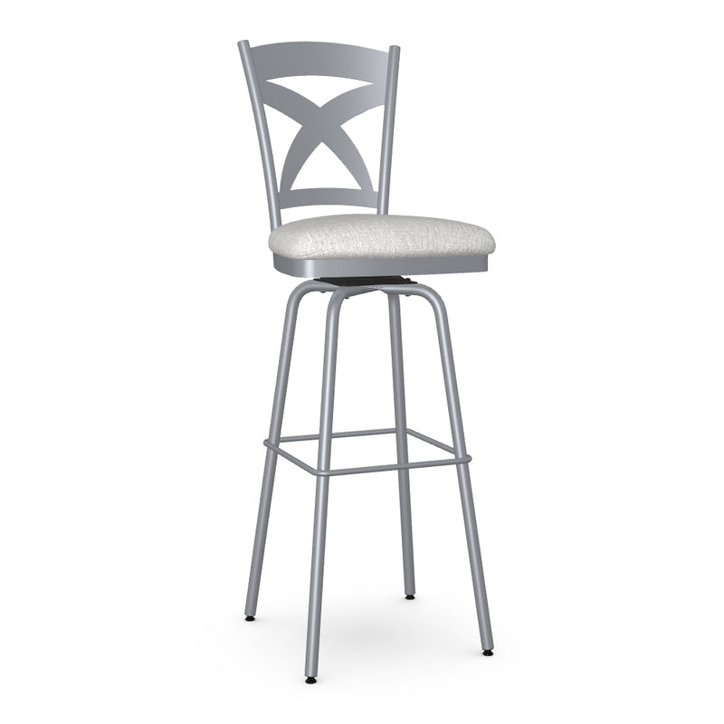 Marcus Swivel Spectator Stool - Upholstered