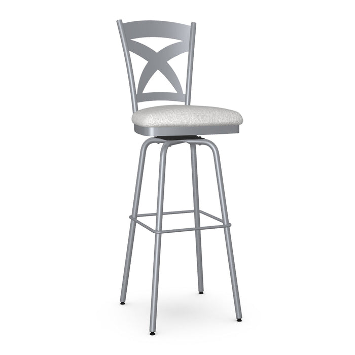 Marcus Swivel Spectator Stool - Upholstered