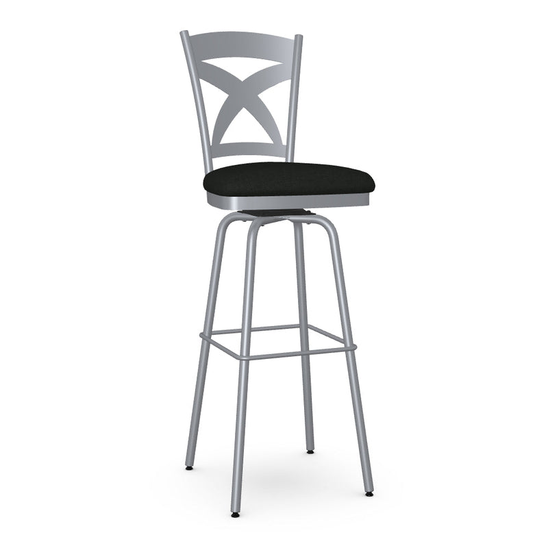 Marcus Swivel Spectator Stool - Upholstered
