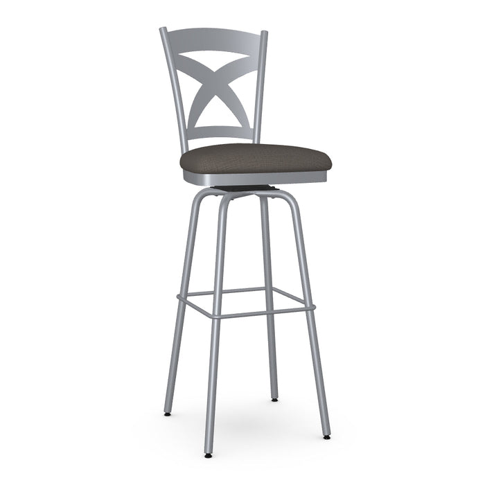 Marcus Swivel Spectator Stool - Upholstered