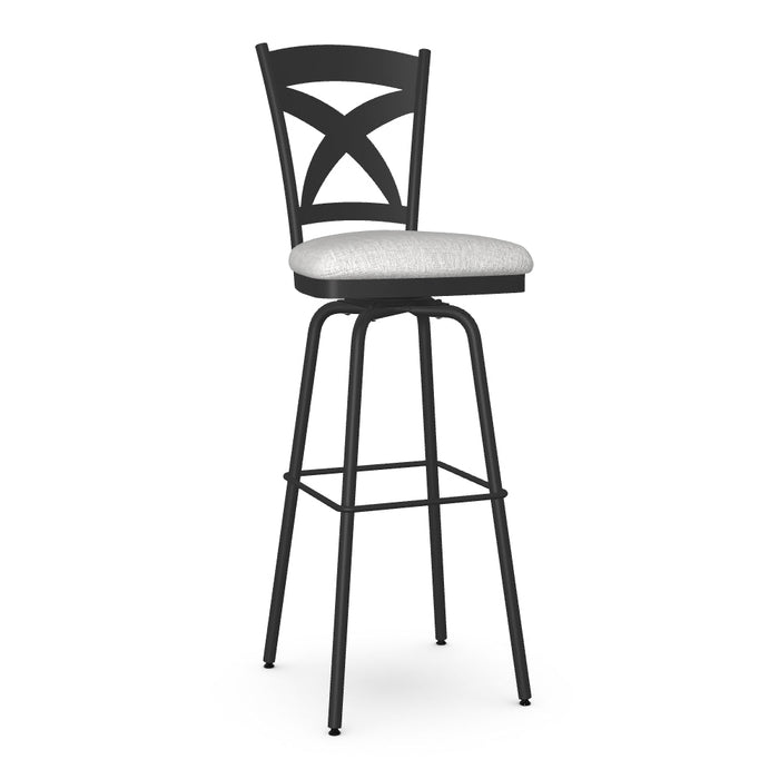 Marcus Swivel Spectator Stool - Upholstered