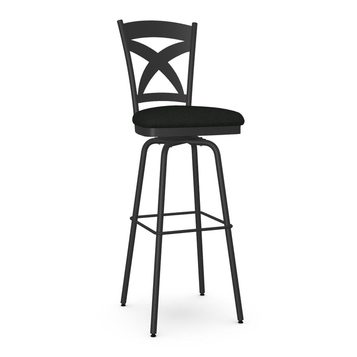 Marcus Swivel Spectator Stool - Upholstered