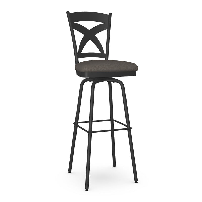 Marcus Swivel Spectator Stool - Upholstered